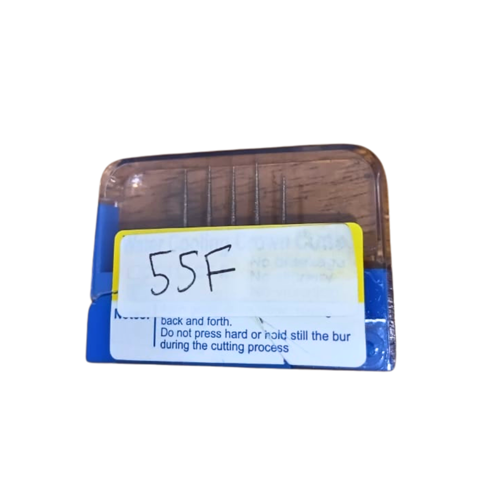 Preparation of proximal surface of teeth 55F red