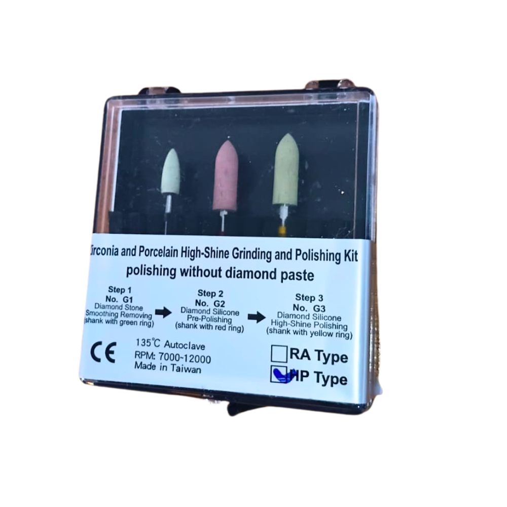 Zirconia and Porcelain Polishing Kit HP